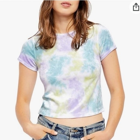 Free People Bright Eyes Tie-Dye Shirt - Picture 2 of 10